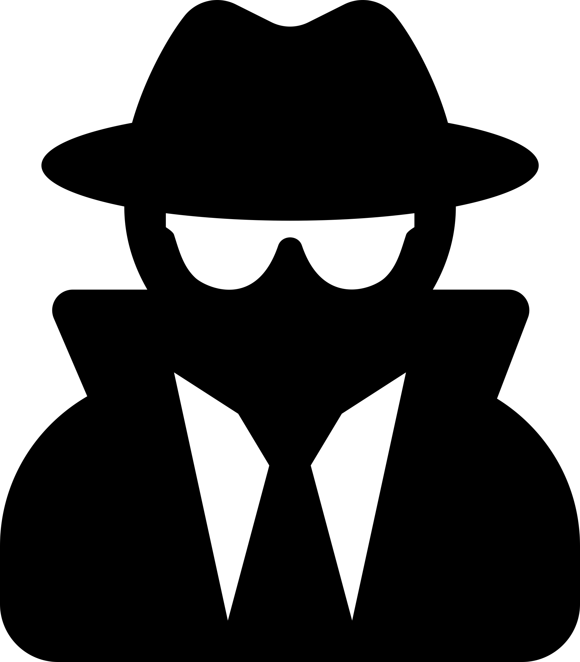 Gui User Secret Outline Svg File Free Vectors